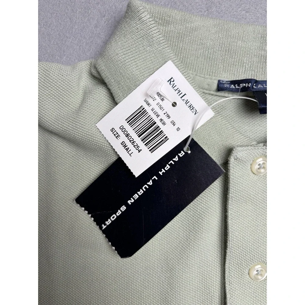 Ralph Lauren Sport Polo Shirt Boys Small Green New With Tags Pony Logo